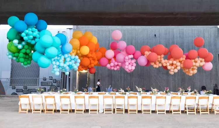 Decoraciones con globos para bodas
