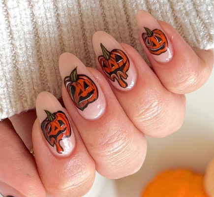 Diseños De Uñas Acrilicas Para Halloween