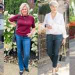 Outfits Con pantalones jeans Para Mujeres Mayores de 50