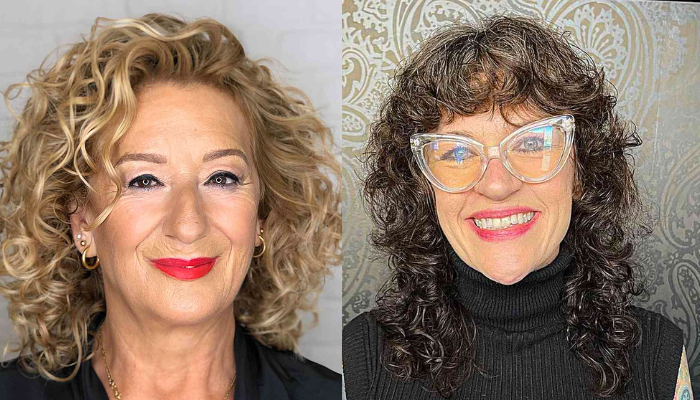 Peinados Para Mujeres Mayores De 60 Años Con Pelo Rizado