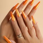 Diseños De Uñas En Color Naranja