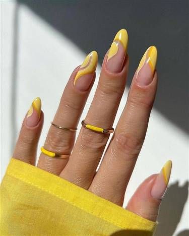Diseños de Uñas Amarillas Francesas 2024: ¡Con un Toque de Color!