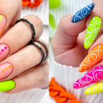 Diseños De Uñas En Colores Neon