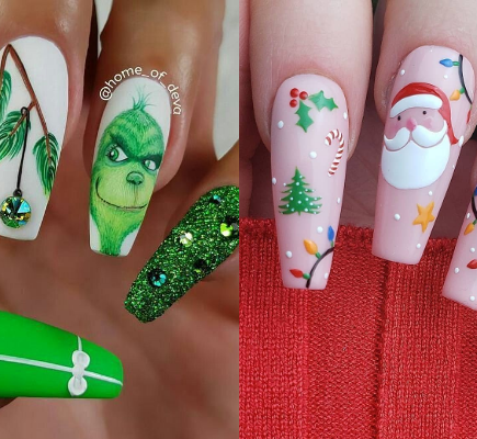 Uñas Para Navidad