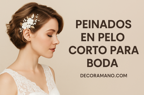 Peinados En Pelo Corto Para Boda
