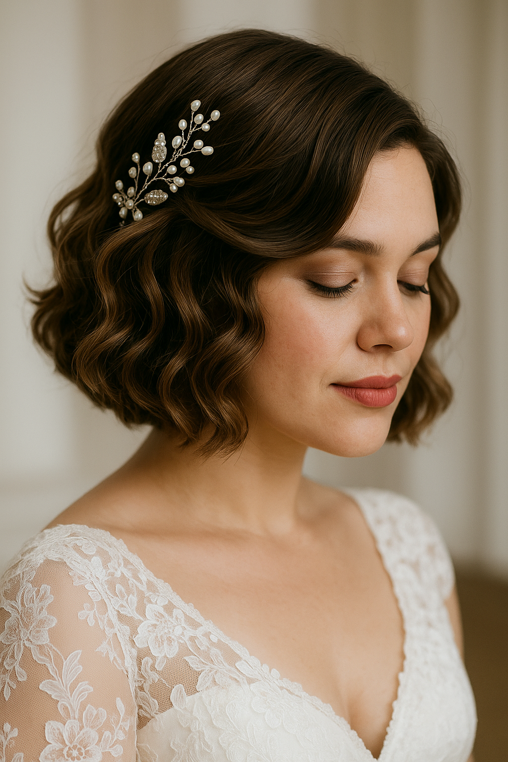 Peinados En Pelo Corto Para Boda
