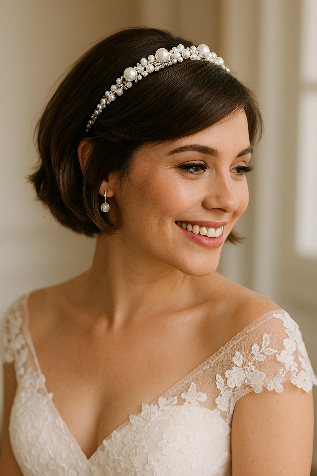 Peinados En Pelo Corto Para Boda