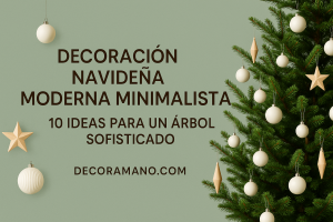 Decoración navideña moderna minimalista