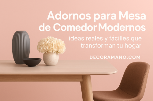 adornos para mesa de comedor modernos